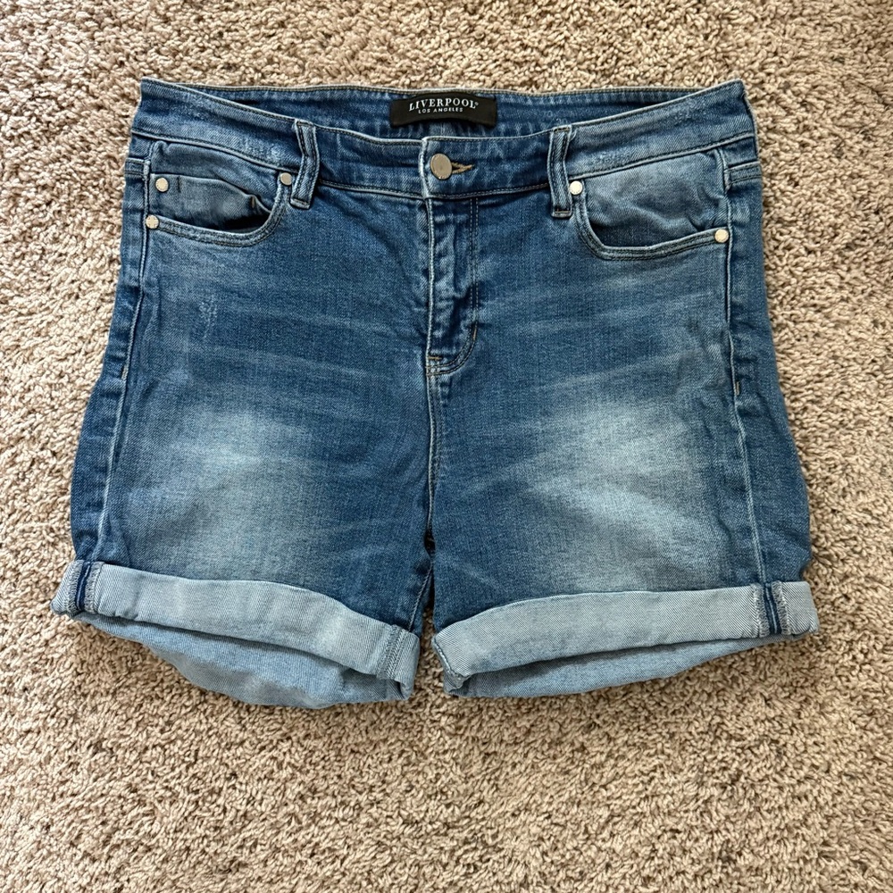 Liverpool Denim Shorts - Picture 2 of 8